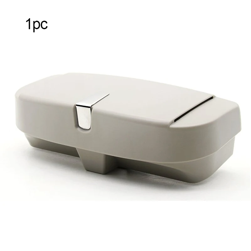 Gray 1pc Автомобильный держатель для солнцезащитных очков, автомобильный держатель для хранения очков, солнцезащитный козырек, монтажный Органайзер на козырек, карман для хранения, аксессуары для интерьера - Название цвета: Gray 1pc