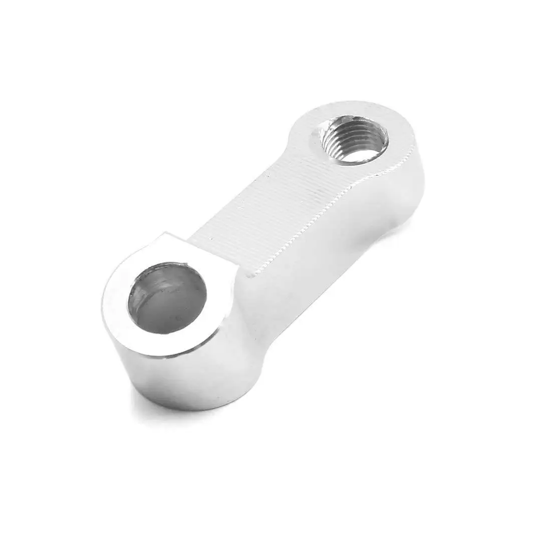 

uxcell Universal 2pcs 8mm 10mm Dia Motorcycle Rear Mirror Riser Extender Silver Tone