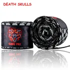 Боксерский бант для рук Muay Thai, боксерский эластичный хлопковый бант для рук с принтом черепа, бандаж боксерский для защиты запястья