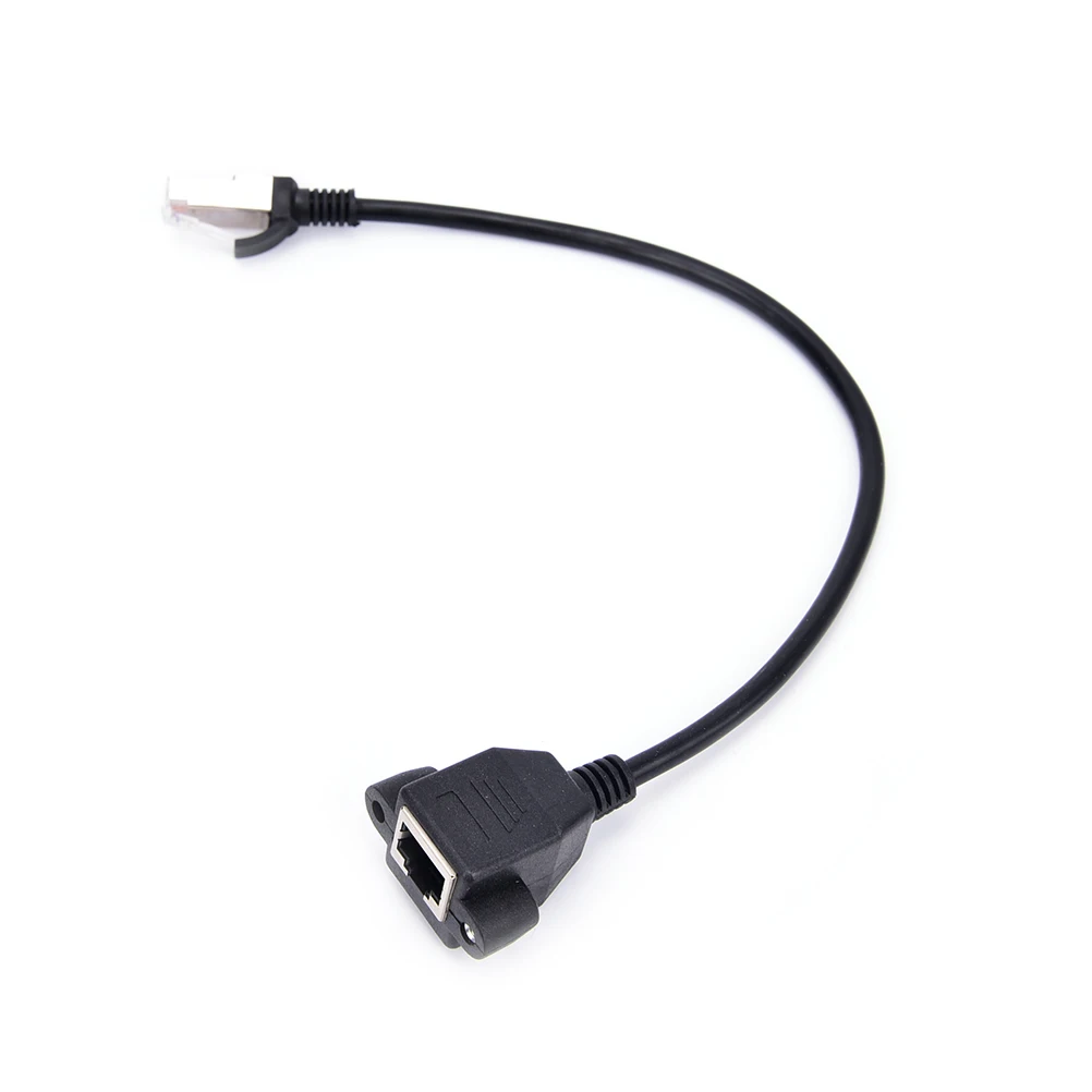 30 см RJ45 кабель штекер гнездо винтовое крепление для панели Ethernet LAN Сетевой