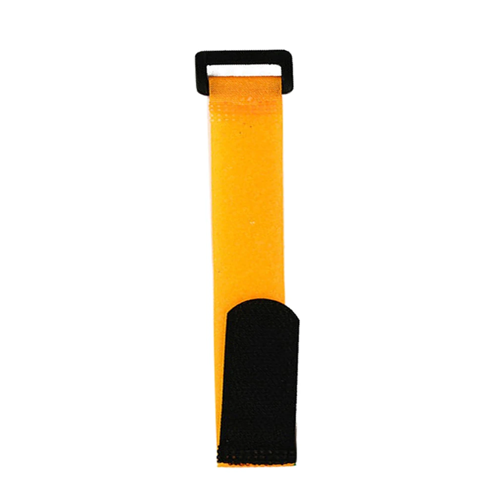5Pcs Cycling Fastening Bike Supplies Magic Sticker Accessories Adjustable Multifunction Sports Bicycle Fixing Strap Band Tie - Цвет: Orange 25x300mm