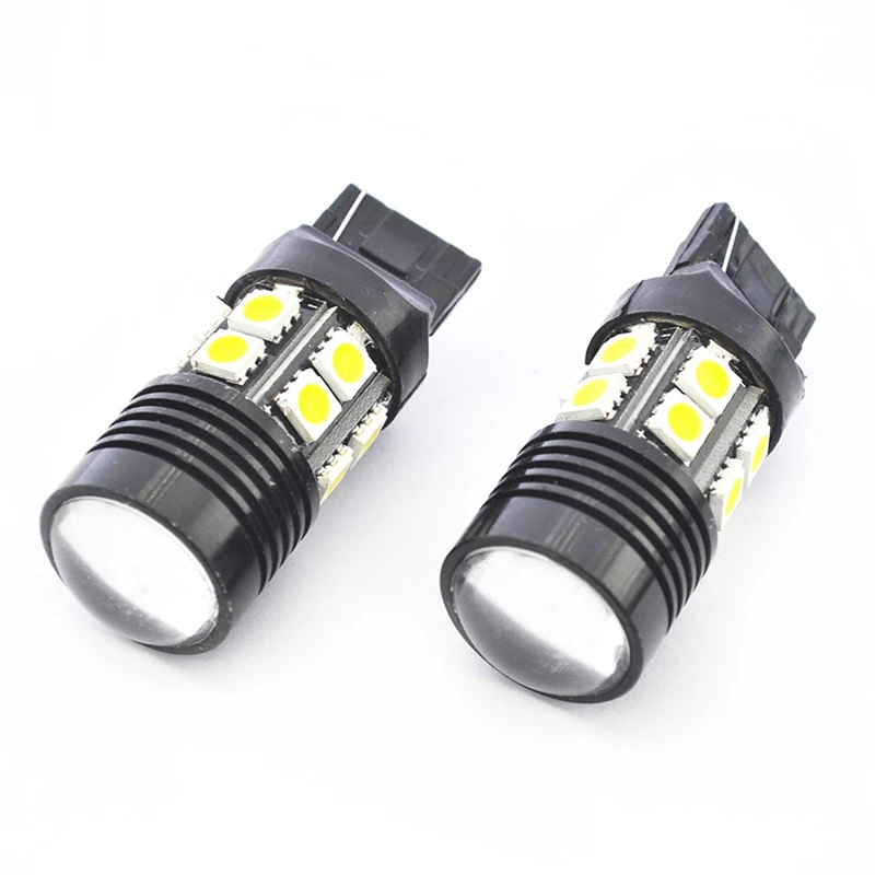 2 шт. Автомобильные светодиодные фонари заднего хода 12 Вт 7443 T20 5050 Smd | Автомобили и