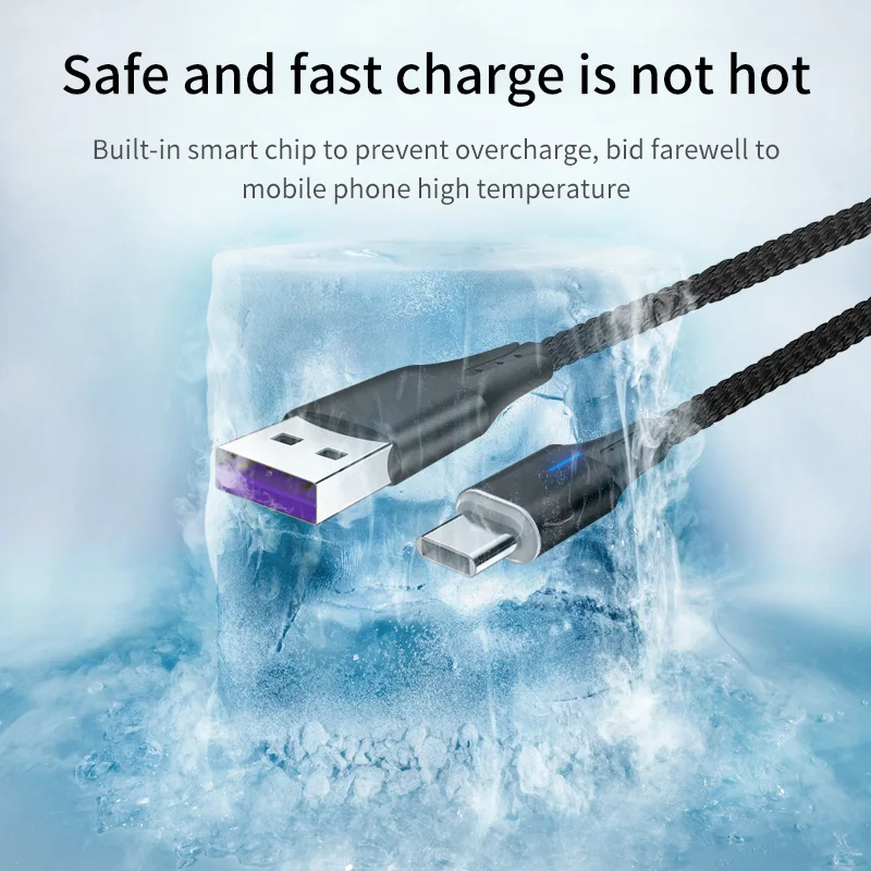 1 м Магнитный кабель type C 5A супер быстрая зарядка нейлоновый Плетеный USB-C Магнитный кабель для зарядного устройства для huawei mate 20 X P20 Pro Xiaomi