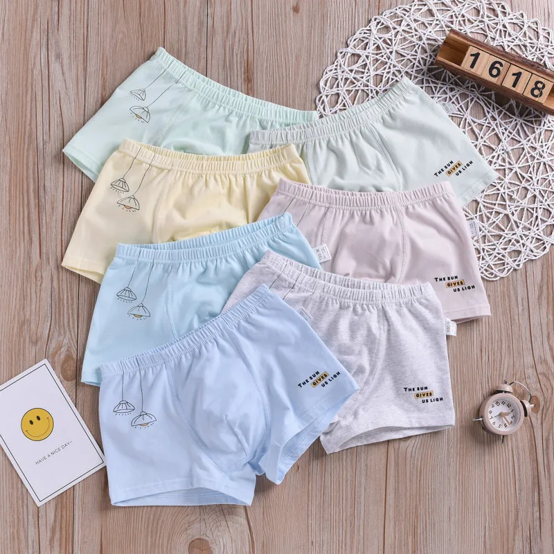 Детское нижнее белье для мальчиков и девочек хлопковые детские шорты От 0 до 3 лет