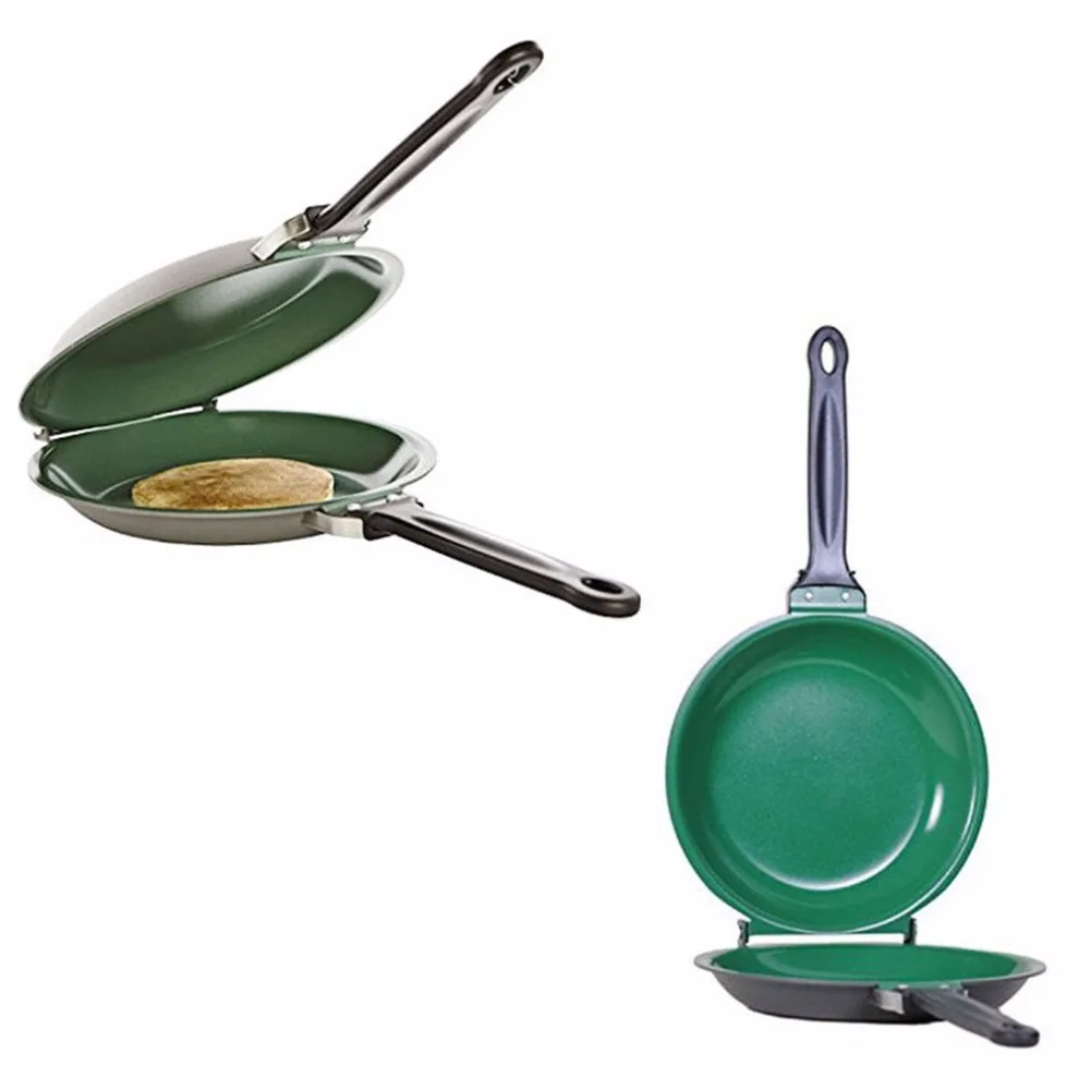 Non-stick Flip Pan Ceramic Pancake Maker Cake Porcelain Frying Nonstick Healthy General Use For Gas And Induction Cooker | Бытовая