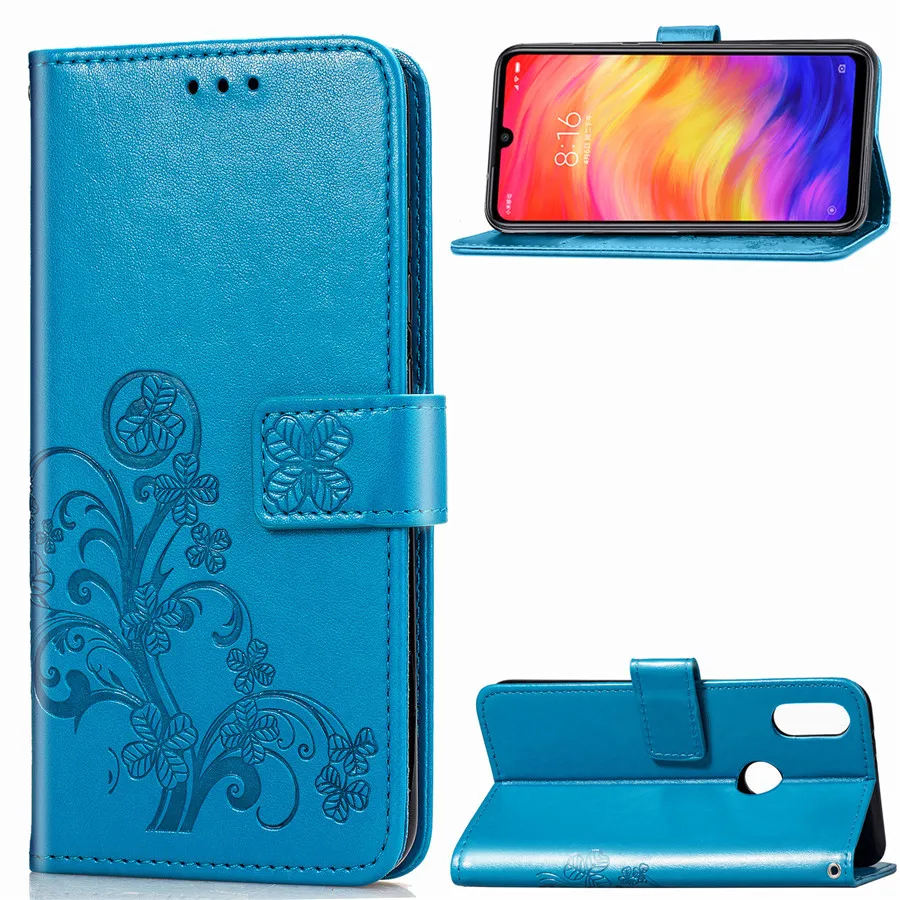 Чехол для xiaomi Redmi Note 7 Pro чехол Note7 с откидной крышкой 6 3 дюйма кожаный чехол-кошелек