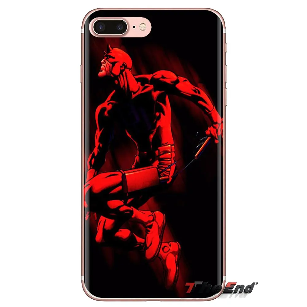 Мягкий чехол Red Daredevil Marvel Avengers Comics для HTC One U11 U12 X9 M7 M8 A9 M10 E9 Plus Desire 630 530 626 628 816 820 830 |