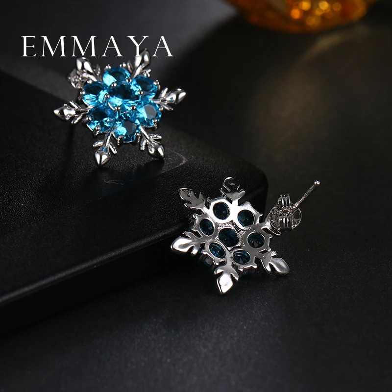 Женские серьги гвоздики с кристаллами Emmaya 2017|fashion stud earrings|stud earringsstud earrings for women |