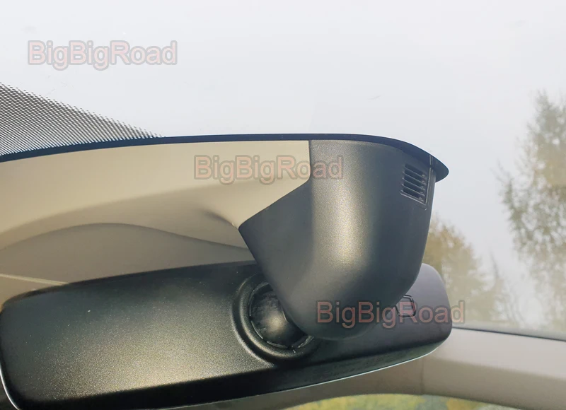 BigBigRoad автомобильный Wifi DVR видеорегистратор для Volkswagen Passat b8 Magotan Teramont Touran Tiguan высокая версия