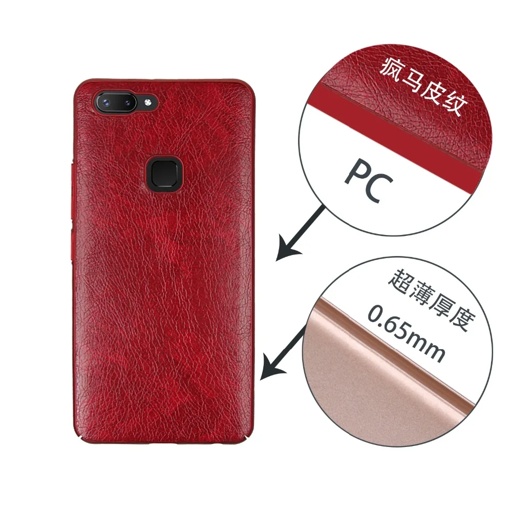 Для естественных X20 случае Цветной Crazy Horse TPU + PC поверхности кожи мягкая задняя