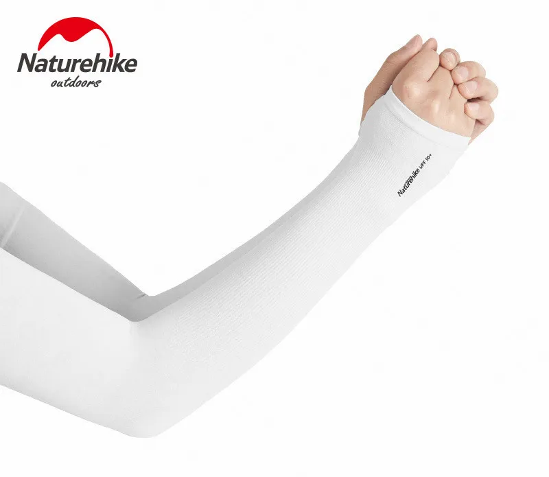 White Naturehike открытый УФ-защита крутые рукава летние солнцезащитные спортивные рукава Бег Путешествия Туризм Рыбалка Велоспорт Кемпинг - Цвет: White