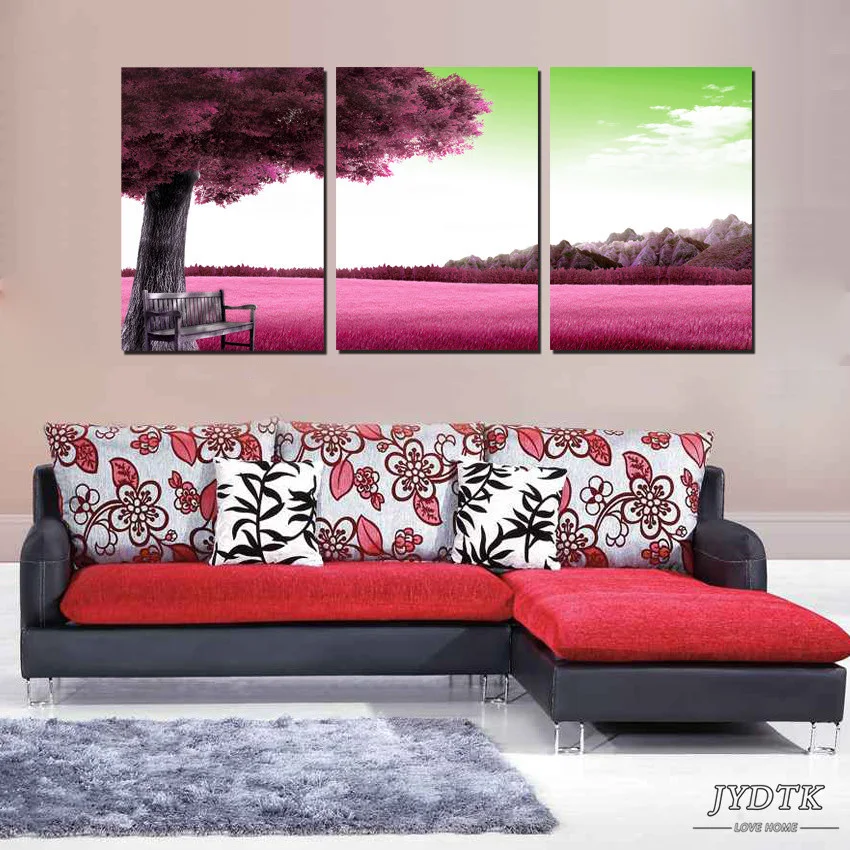 Пакет почты Семья украшения парусина принт Настенная роспись 3 без рамы картина