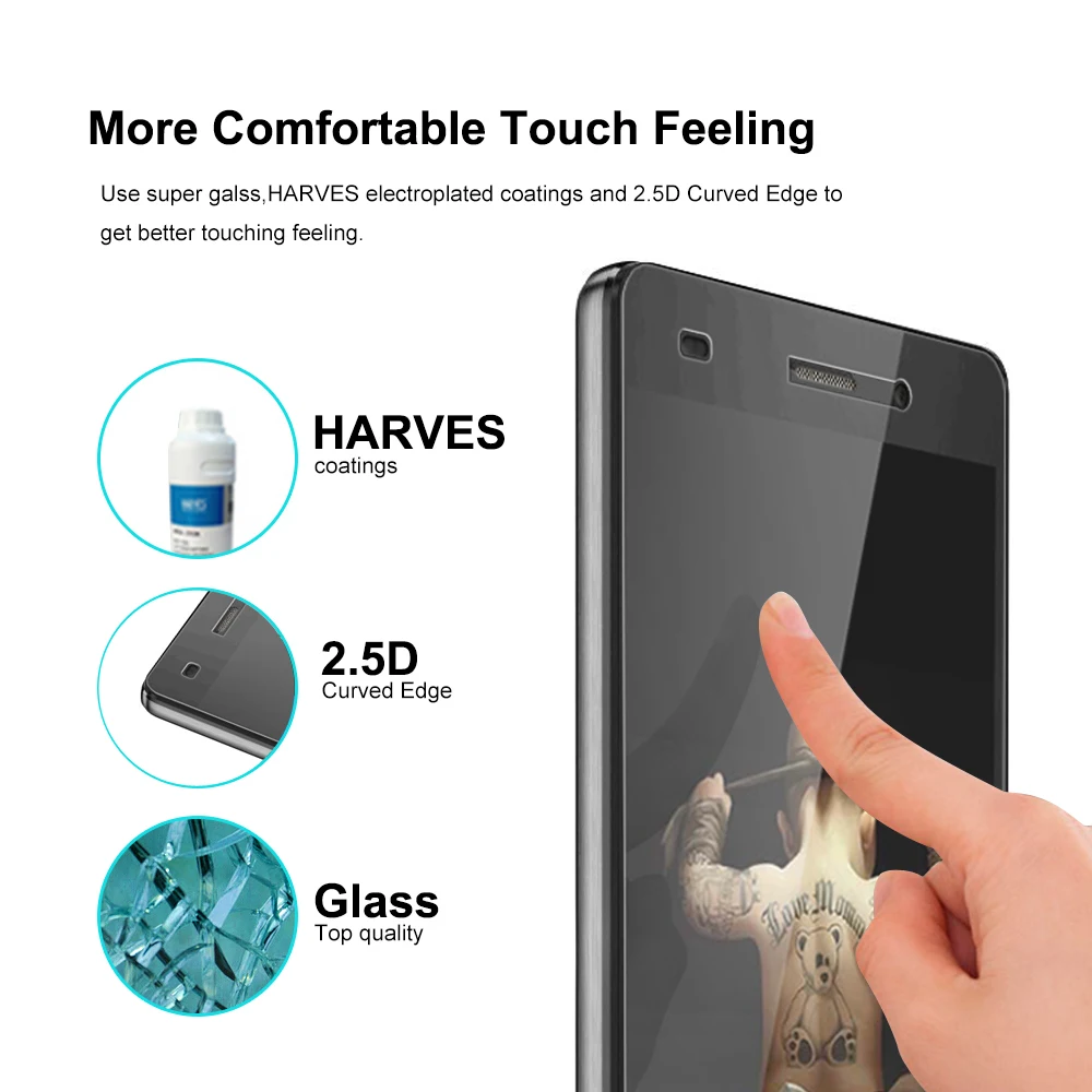 Защитная пленка для экрана Nova Lite 2017 закаленное стекло 9H Huawei Y6 Pro P9 Mini