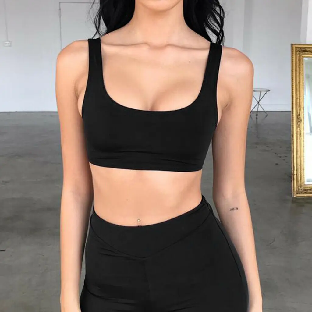 Летняя женская Фитнес 1 шт. Спортивная одежда для бега тренажерный зал открытая