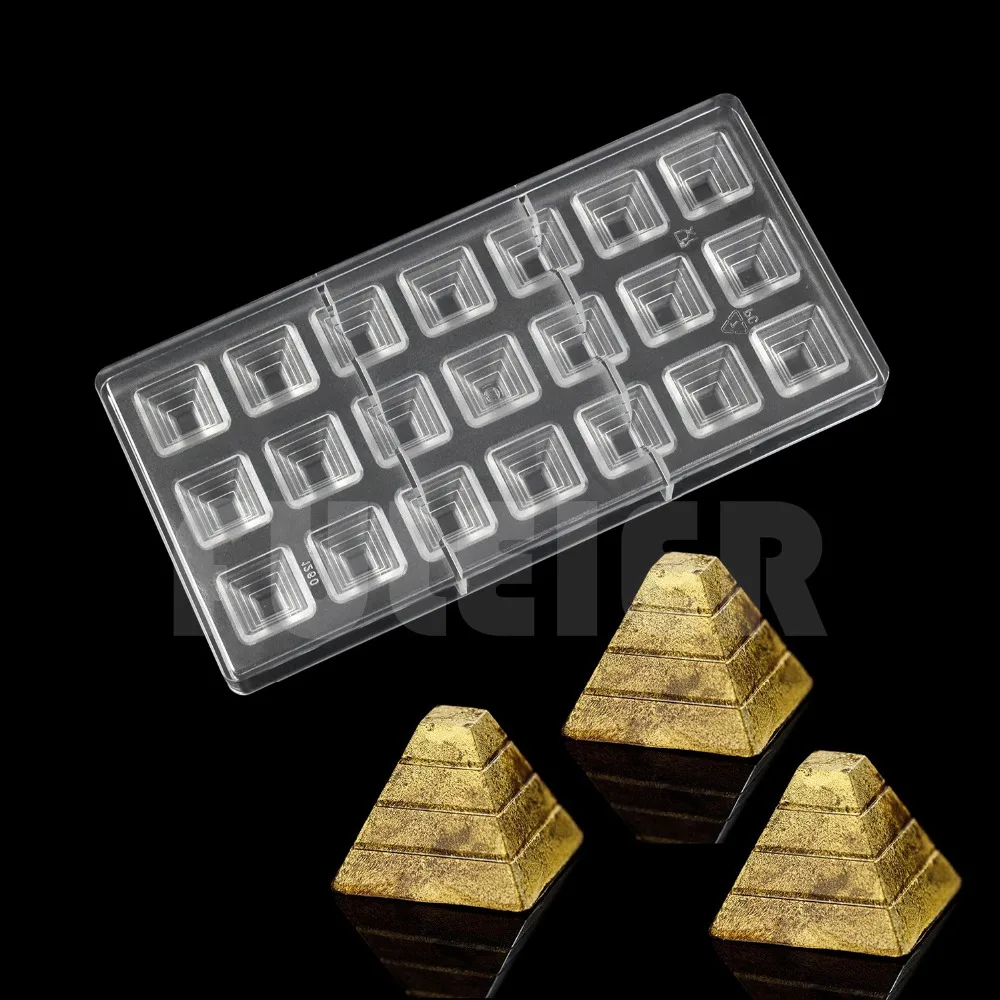 Форма для шоколада из поликарбоната в форме пирамиды|chocolate mold|baking toolspyramid shape |