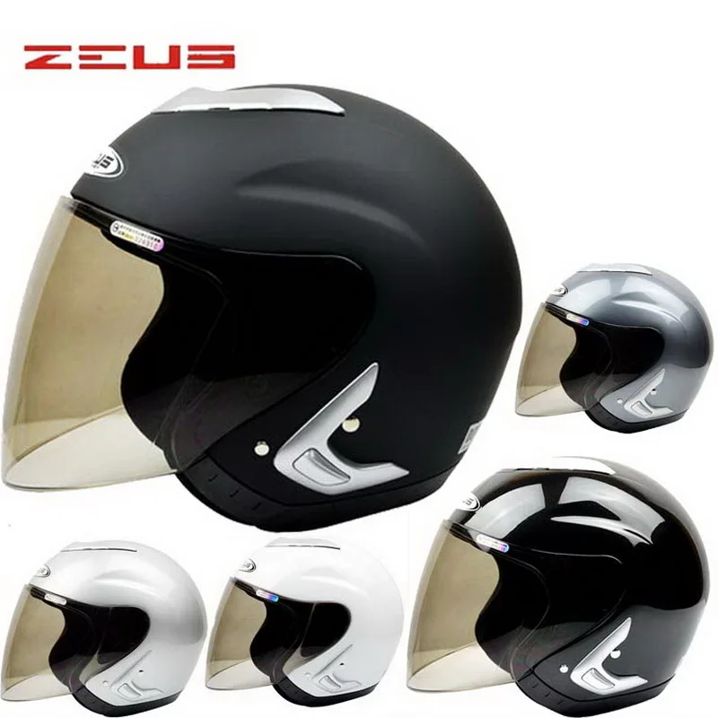 Зевс половина лица Мотоцикл шлем ABS Электрический велосипедный Шлем Шлемы Four Seasons