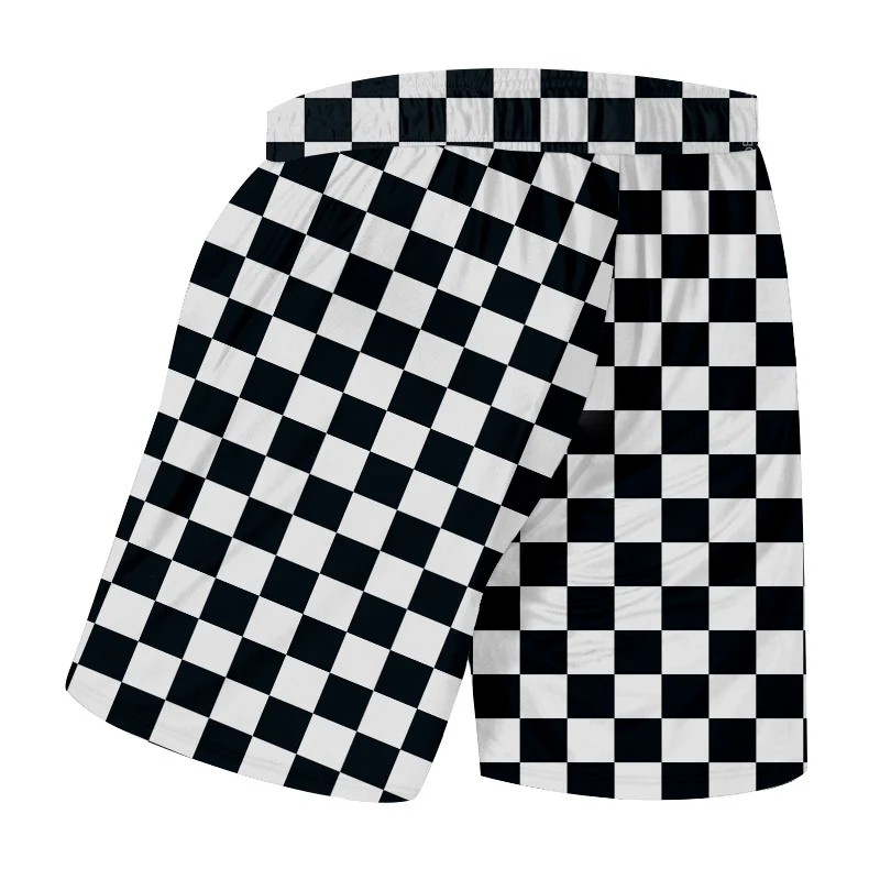 Шорты пляжные OGKB мужские в стиле Харадзюку крутые с 3D-принтом повседневные для