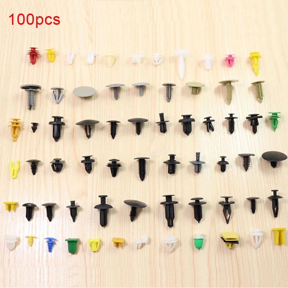 Ассорти сцепление ассортимент крепеж бампер Push Pin заклепка панель пластиковый