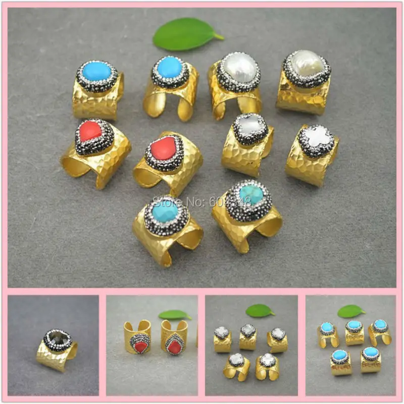 10 шт Новый Шарм натуральный Лабрадорит жемчуг красный коралловый Синий Камень