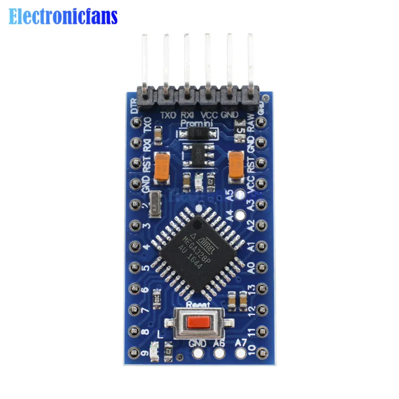 10 шт. Pro Mini 328 atmega328 модуль мини ATMEGA328 3,3 В 8 МГц Замена ATMEGA128 для Arduino совместимый нано