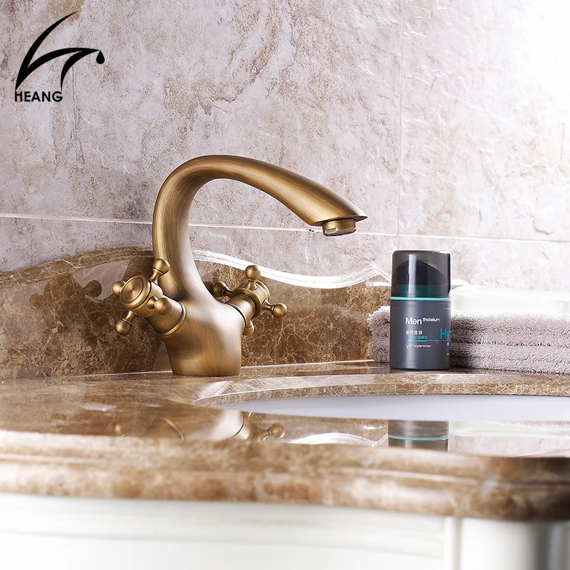 

Bathroom Faucet Antique bronze finish Brass Basin Faucet Sink Faucet