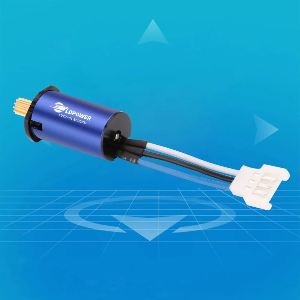 LDPOWER LD1222 01 8000KV 1 5 мм 2S Бесконтактный бесщеточный двигатель для MINI Z Мини RC