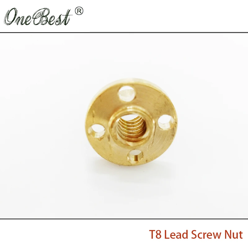 2 шт./лот T8 свинцовая гайка трапециевидная для поддержки медной направляющей