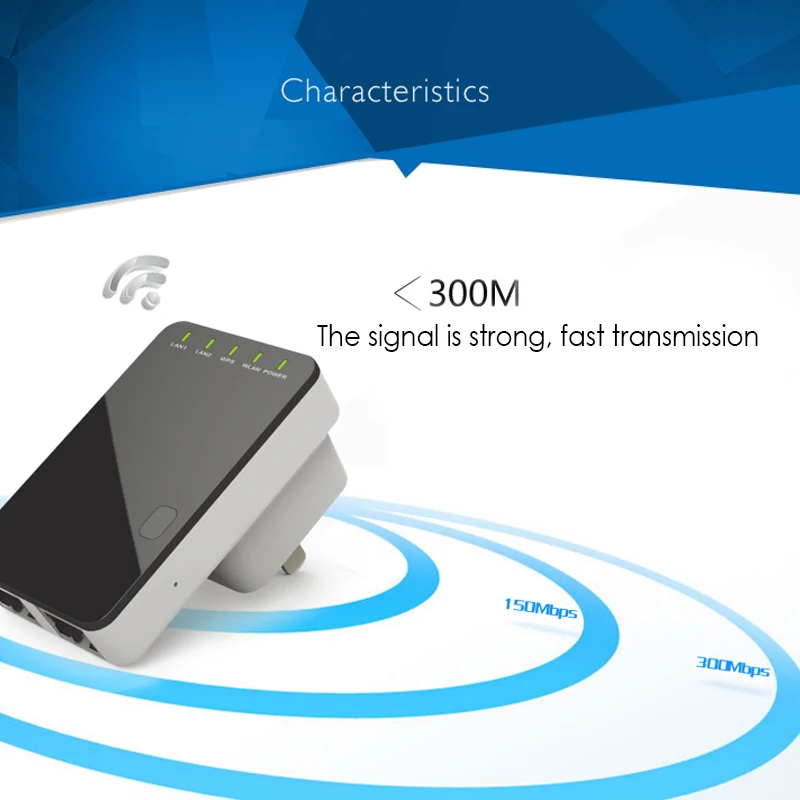 VONETS WR02 мини 300 Мбит/с Беспроводной маршрутизатор сети WiFi повторитель сигнала