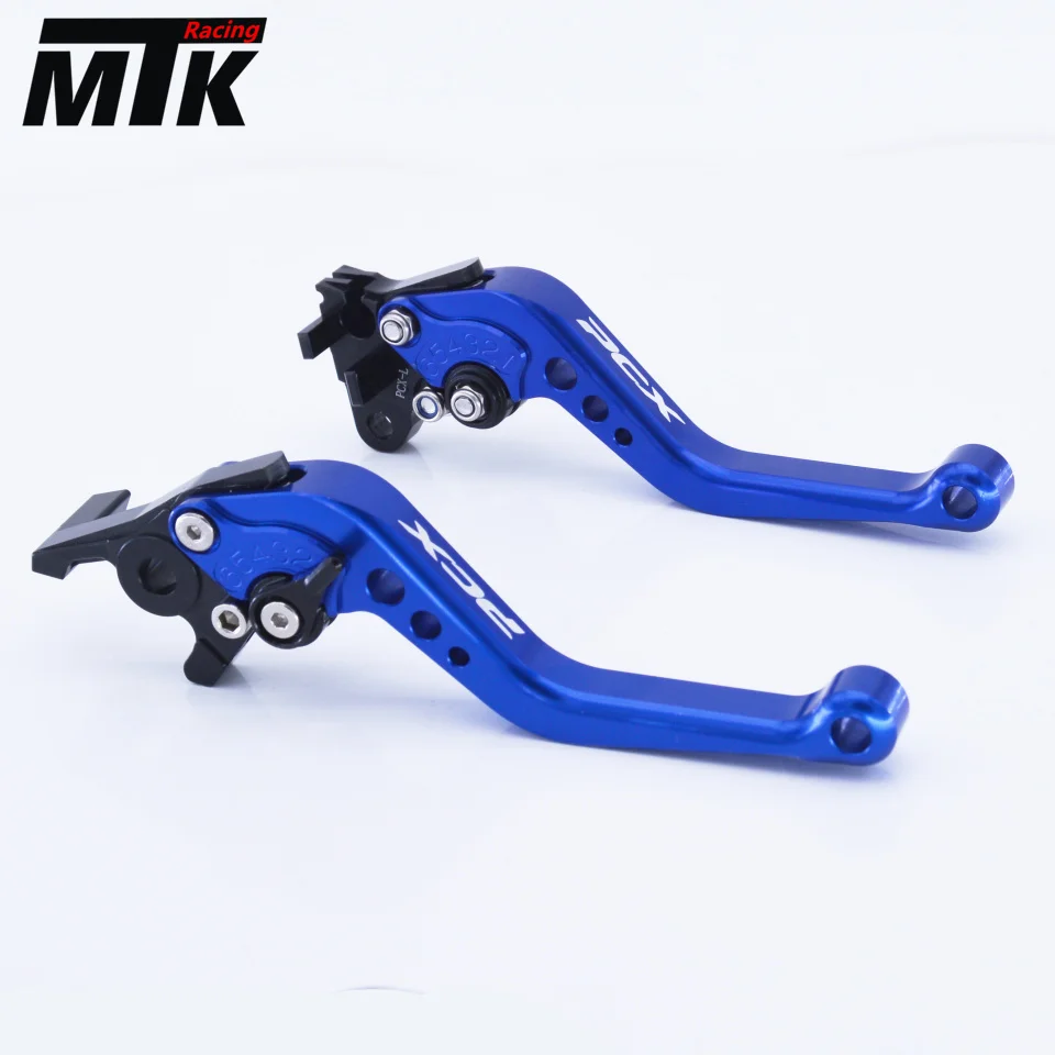 MTKRACING для Honda PCX 125/150 все годы CNC Короткие тормозные рычаги сцепления мотоцикла - Цвет: Синий