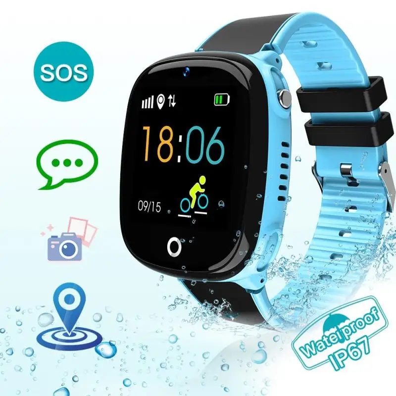 

Children Smart Watch Phone Waterproof IP67 GPS Tracker Positioning SIM Wristwatch for Kids BOY GIRLS GIFT