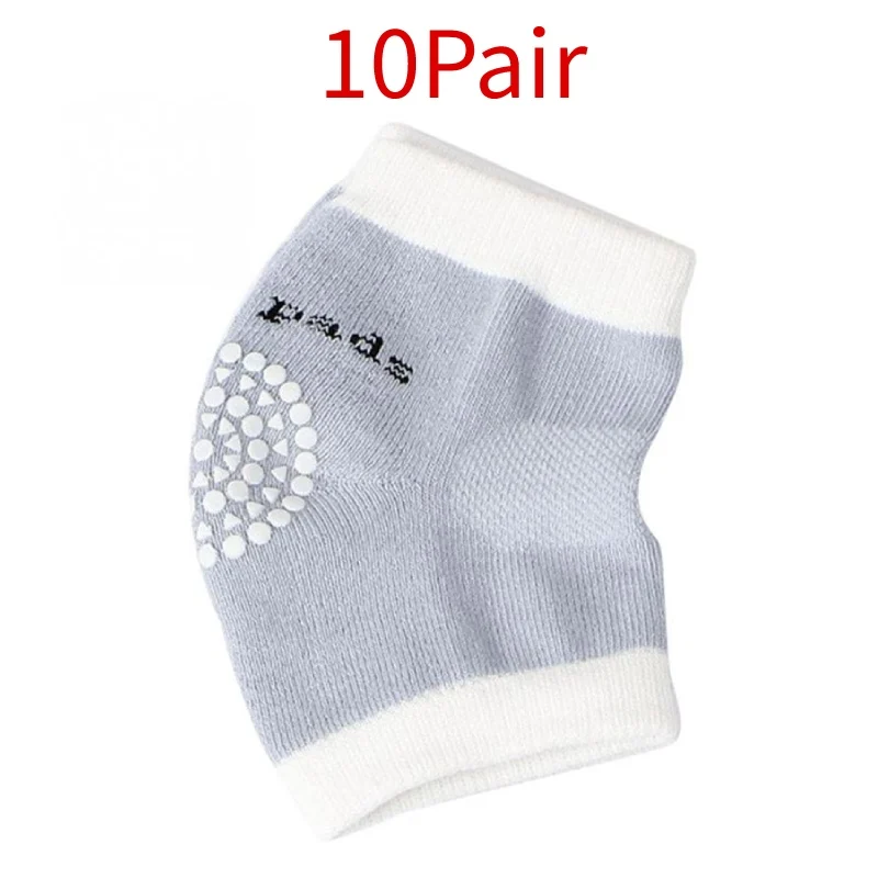 10 pair blue 1/5/10 пар Детские наколенники для детей, защитные наколенники, налокотники и наколенники для детей ясельного возраста ноги более теплое колено Поддержка протектор дети коленной чашечки - Цвет: 10 pair blue