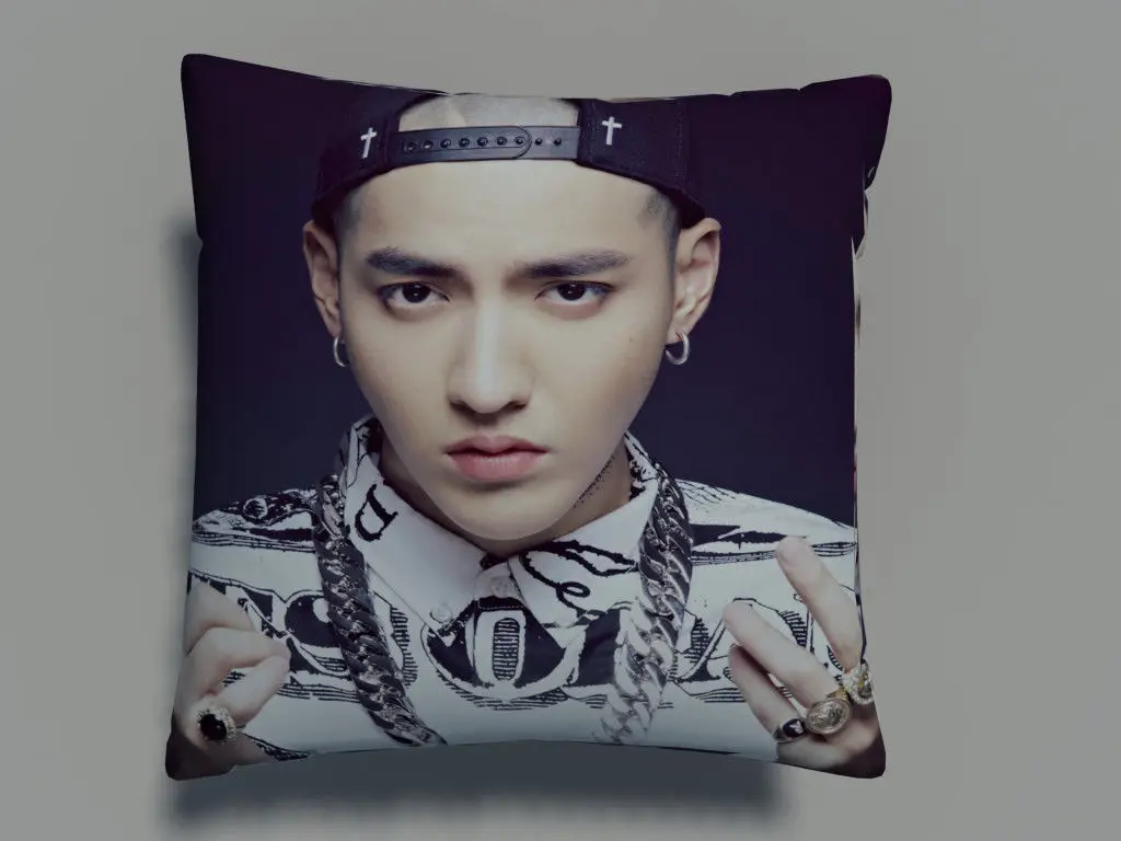 Suef Аниме Манга EXO Kpop Kris Wu аниме двухсторонняя диванная подушка крышка 319 | Дом и сад