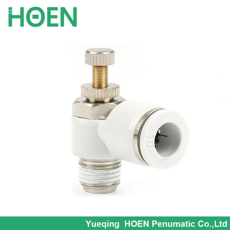 

SL8-03 8mm Tube Quick Push in 3/8" thread SL Series Speed Flow Control Pneumatic Fittings Adjustable Air Tube PU Fittings