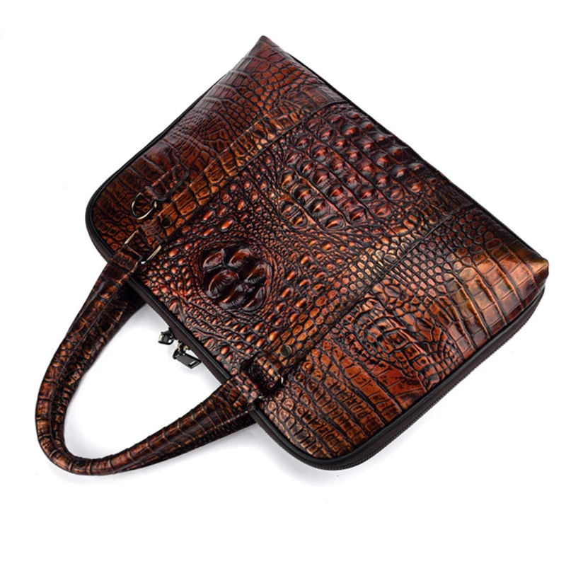 Сумка мессенджер мужская из натуральной вощеной кожи портфель на плечо с ручкой