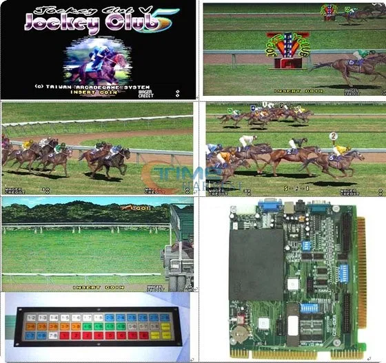 Новая версия Jockey Club 5 с 2 клавишами игровая доска для казино лошадиные гонки