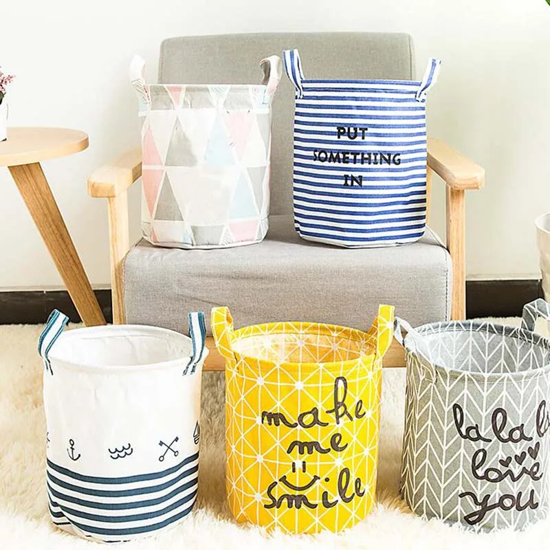 Durable Cotton Linen Storage Bag Creative Wardrobe Hang Wall Pouch Cosmetic Toys Sundries Organizer Pockets Contain for Room | Дом и сад