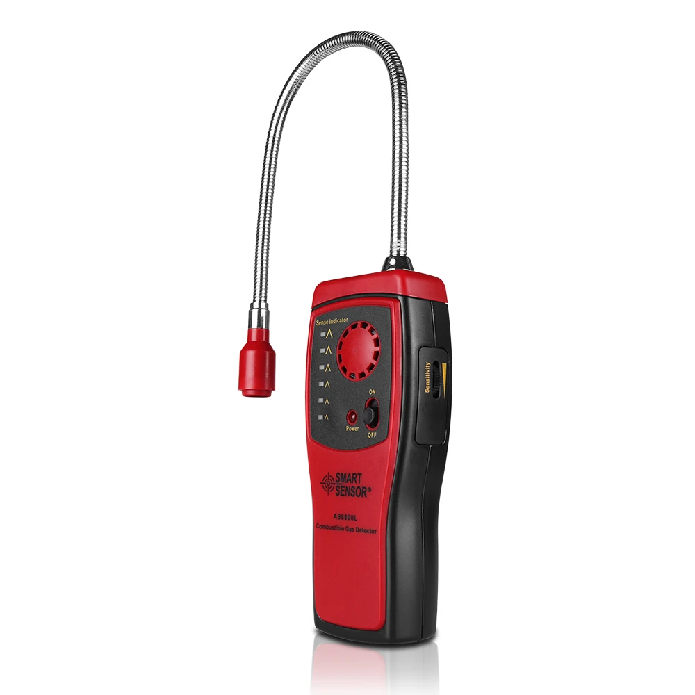 Gas Analyzer Combustible gas detector port flammable natural Leak Detector Location Determine meter Tester Sound Light Alarm |