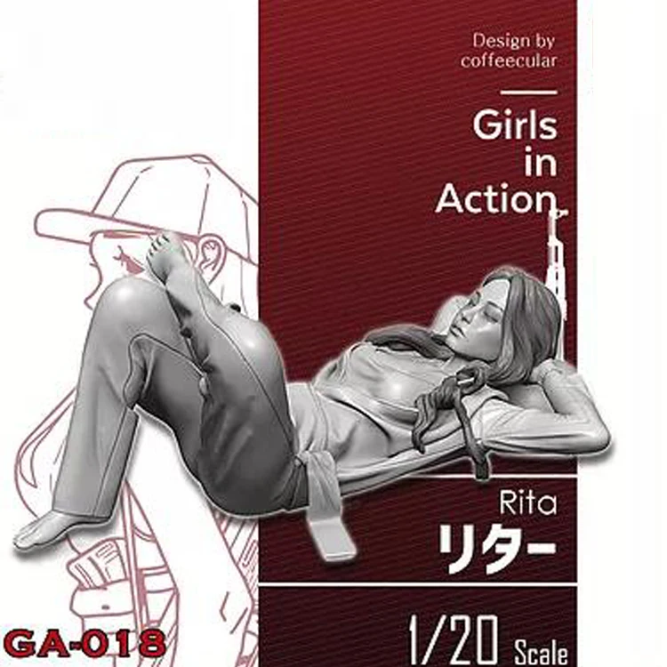 

1/20 RITA, Resin Model Soldier, figure, GK, Unassembled and unpainted kit