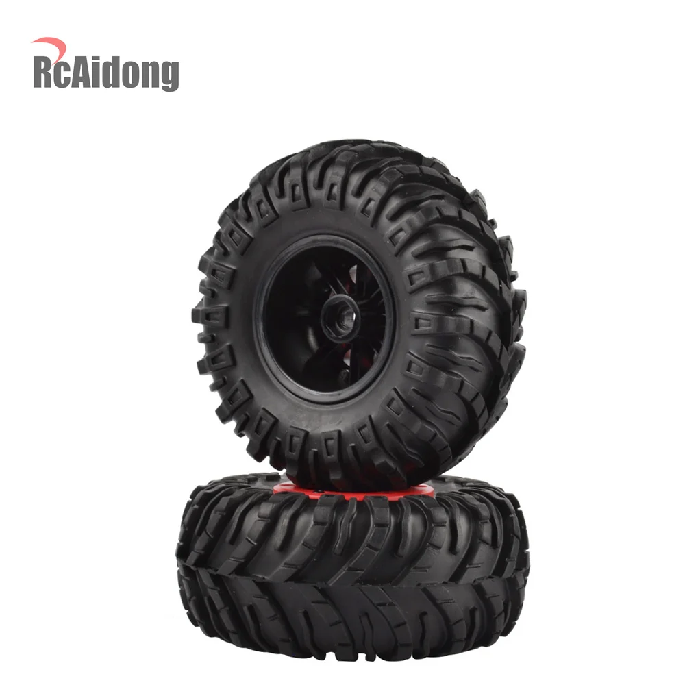 Резиновые Колесные шины 2 дюйма и колесные диски Beadlock для Axial SCX10 90053 AX10 Wraith RR10 Yeti 1/10