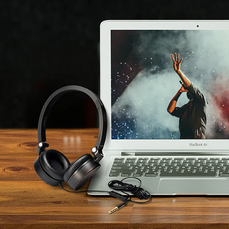 Takstar ML750 сандаловое дерево портативные стерео наушники с кнопкой управления и