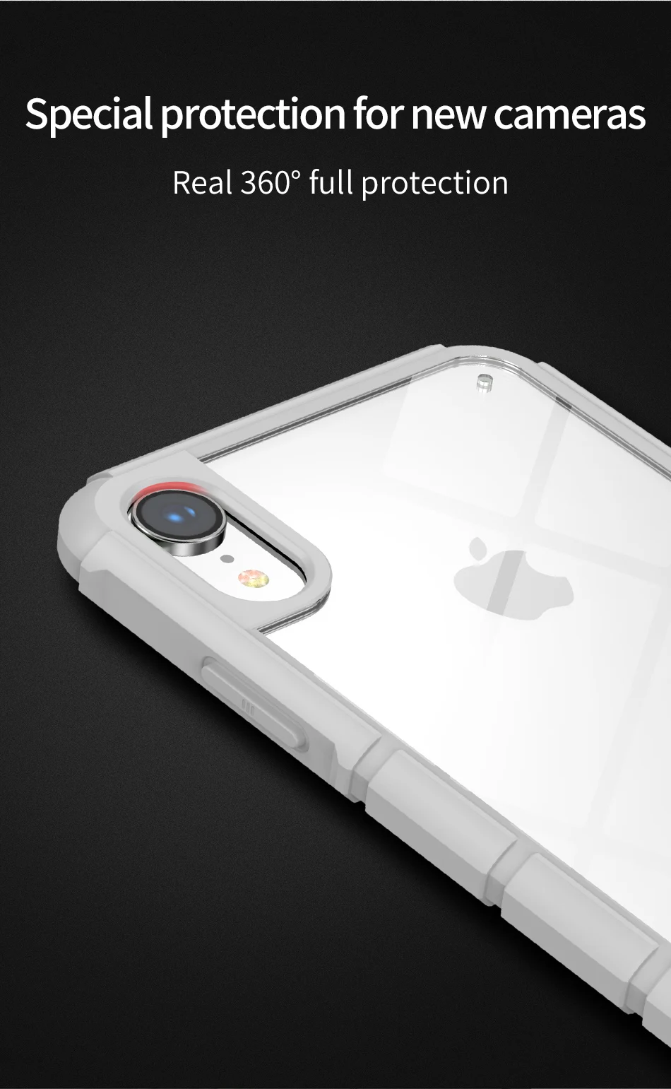 Роскошный чехол Baseus для iPhone Xr, силиконовый гибридный чехол из поликарбоната, противоударный защитный чехол на заднюю панель, защитный чехол для iPhone, Fundas