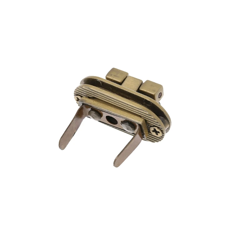 

THINKTHENDO New Metal Clasp Turn Lock Twist Lock for DIY Handbag Craft Bag Purse Hardware