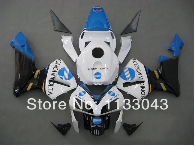 

100% Injection fairings for HONDA CBR600RR F5 03 04 CBR 600 RR 03-04 CBR600 2003 2004 blue white black fairing kits +7gifts #5p2