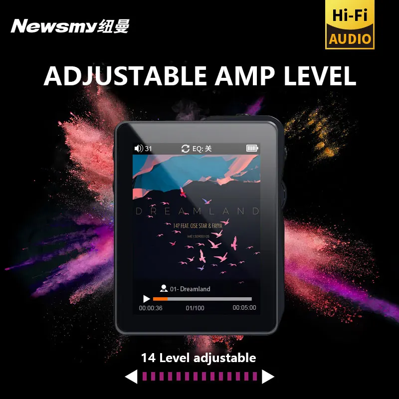 AK Newsmy G7 MP3 плеер обновленная версия DSD256 HIFI без потерь портативная музыка Высокое