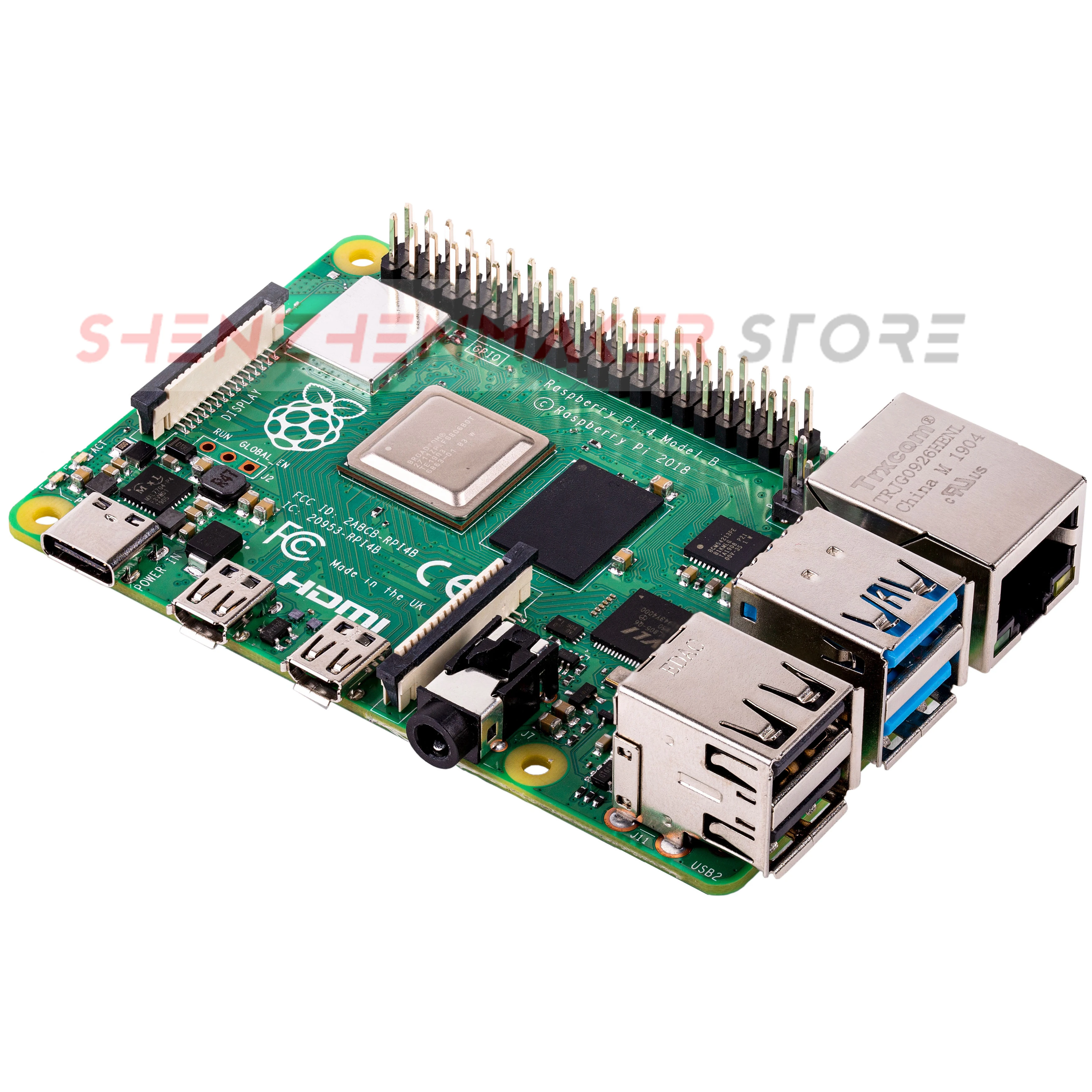 ShenzhenMaker магазин новый для Raspberry Pi 4 Модель B 1GB 2GB 4GB RAM Type C порт компьютера в