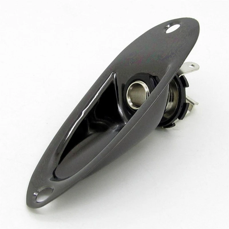 Loaded Jack Socket Plate with Screws for FD Strat Stratocaster 1/4" Electric Guitar Mono Output Input | Спорт и развлечения