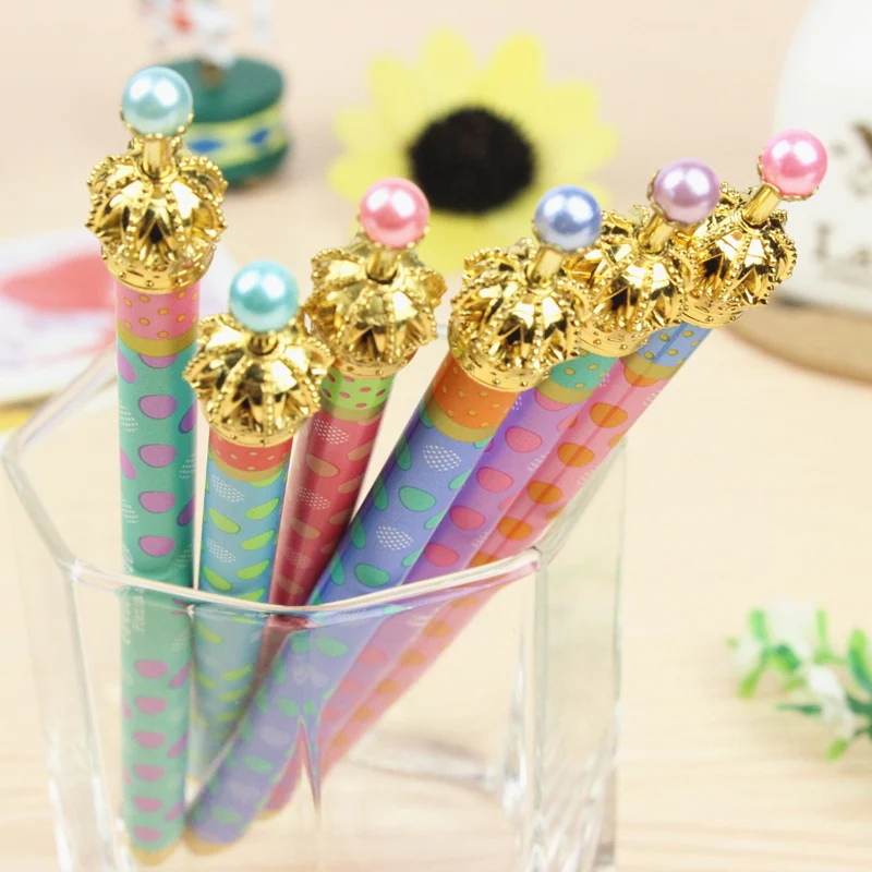 36 шт./лот гелевая ручка Crown dream Dots Kawaii Канцтовары Caneta Новинка подарки офисные
