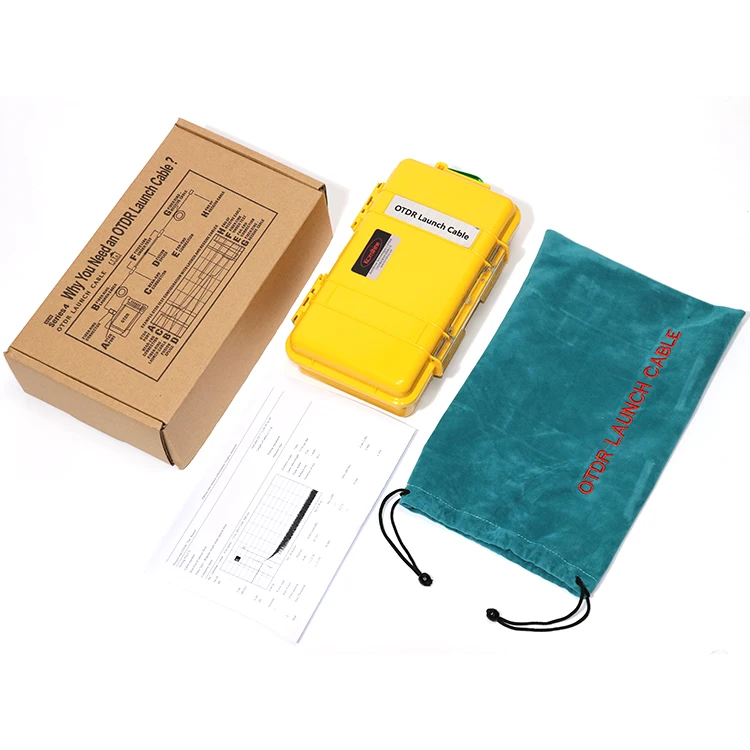 

Komshine 1KM Multimode Fiber Optic OTDR Launch Cable Box/ Fiber Rings/OTDR Dead Zone Eliminator,Multi Connectors for Choosing
