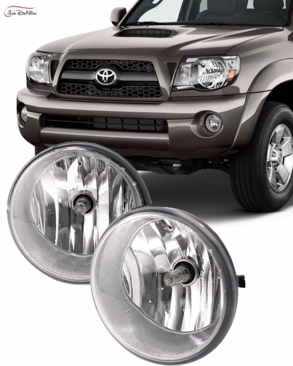 JanDeNing Автомобильные противотуманные светильник s для 2005 2011 Toyota Tacoma передние ры