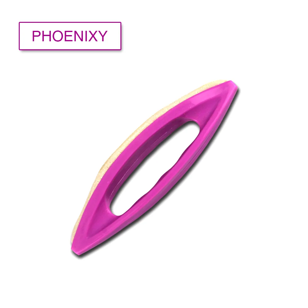 Phoenixy замшевая полировка для ногтей инструмент полировки пилки из овчины дизайн